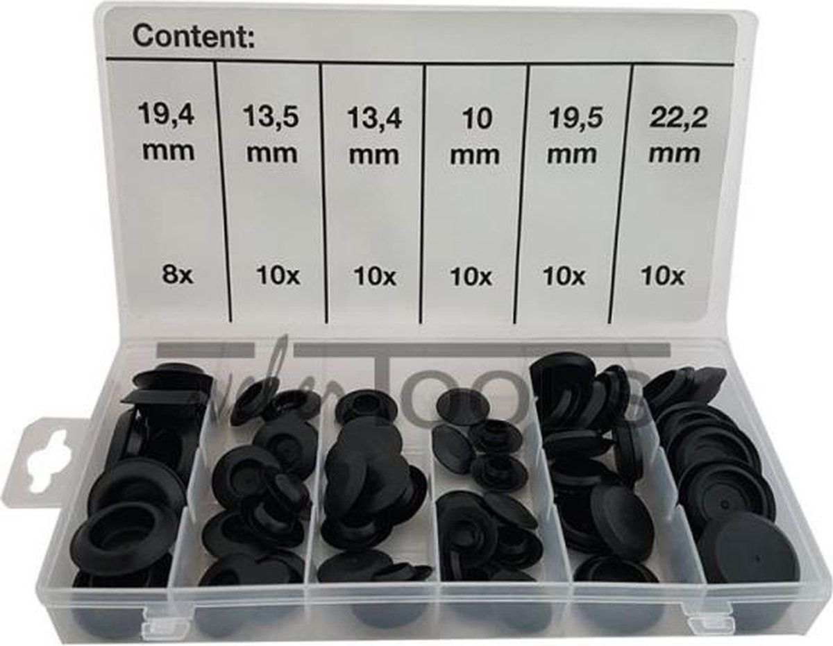 Blind stoppen assortiment 58-delig |