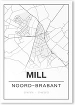 Poster/plattegrond MILL - 30x40cm