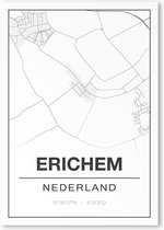 Poster/plattegrond ERICHEM - 30x40cm