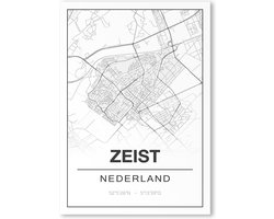 Poster/plattegrond ZEIST - 30x40cm