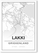 Poster/plattegrond LAKKI - A4
