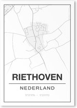 Poster/plattegrond ROETHOVEN - A4