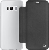 XQISIT Flap Cover Adour for Galaxy S8 black