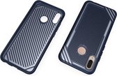 Huawei P20 Lite (2018) Hoesje - Mobigear - Grip Serie - TPU Backcover - Blauw - Hoesje Geschikt Voor Huawei P20 Lite (2018)