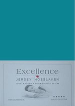 Excellence Jersey Hoeslaken - Tweepersoons - 160x200/210 cm - Sea Green