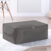 BeBetter XXL Opbergtas - Opbergbox - Organizer - Opbergbox Voor Kleding Of Beddegoed- Met Rits - Grijs