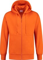 Workman Hooded Sweatvest Uni - 8409 oranje - Maat L