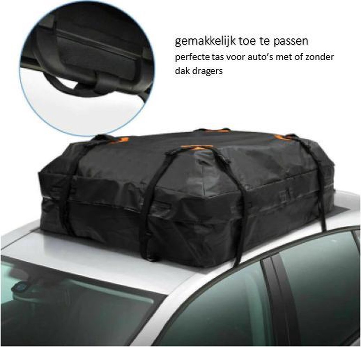 Daktas - Dakkoffer - Dakkoffer tassenset - Cargo bag - 425 Liter - 100%  waterdicht | bol.com