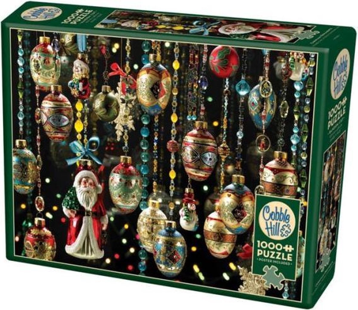 Cobble Hill Legpuzzel Christmas Ornaments - 1000 stukjes - vanaf 12 jaar