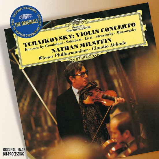 Deutsche Grammophon "The Originals" Tchaikovsky: Violin Concerto met Nathan Milstein, Wiener Philharmoniker, Claudio Abbado. STEREO.
