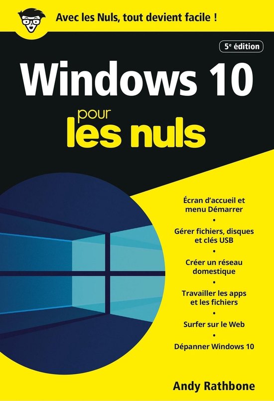Poche pour les nuls - Windows 10 Poche Pour les Nuls, 5e - cover