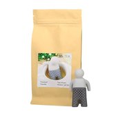 Filtre à thé Tea Man M. Tea dans un bel emballage - Parfait comme cadeau pour les amateurs de thé - Plus besoin de s'emballer