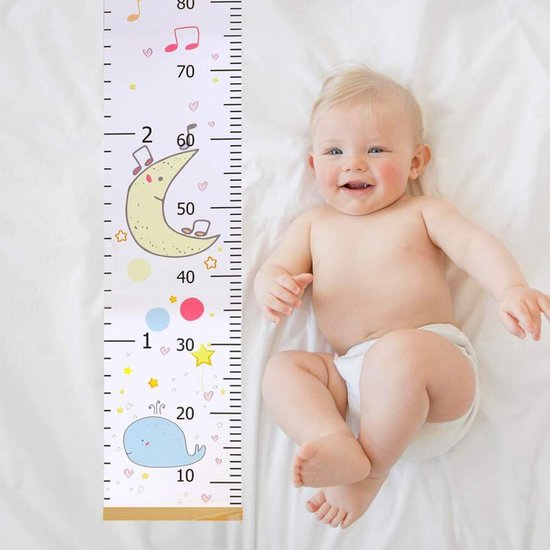 honing coupon Confronteren Oak's First Groeimeter voor kinderen en baby's | Lengte meter |Maan &  Walvis |... | bol.com