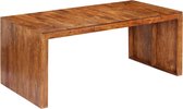 Eettafel Bruin Hout (Incl LW Klok) Rechthoekig - Dineertafel - Eet tafel - Eetkamertafel - Woonkamer tafel