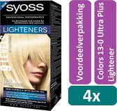 Syoss Color baseline Lighteners 13-0 - 4 stuks - voordeelverpakking