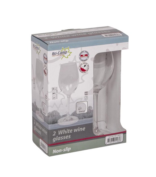 Bo-Camp - Witte wijnglas - Antislip - 330 ml - 2 Stuks — afbeelding 4