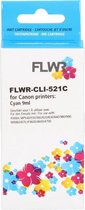 FLWR - Inktcartridge / CLI-521C / Cyaan - Geschikt voor Canon