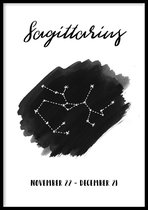 Sterrenbeeld Sagittarius Poster - 30x40cm – WALLLL
