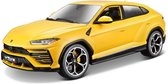 Modelauto Lamborghini Urus geel 1:18 - speelgoed auto schaalmodel