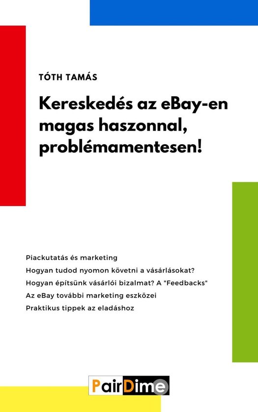 Kereskedés az eBay-en magas haszonnal, problémamentesen! - cover