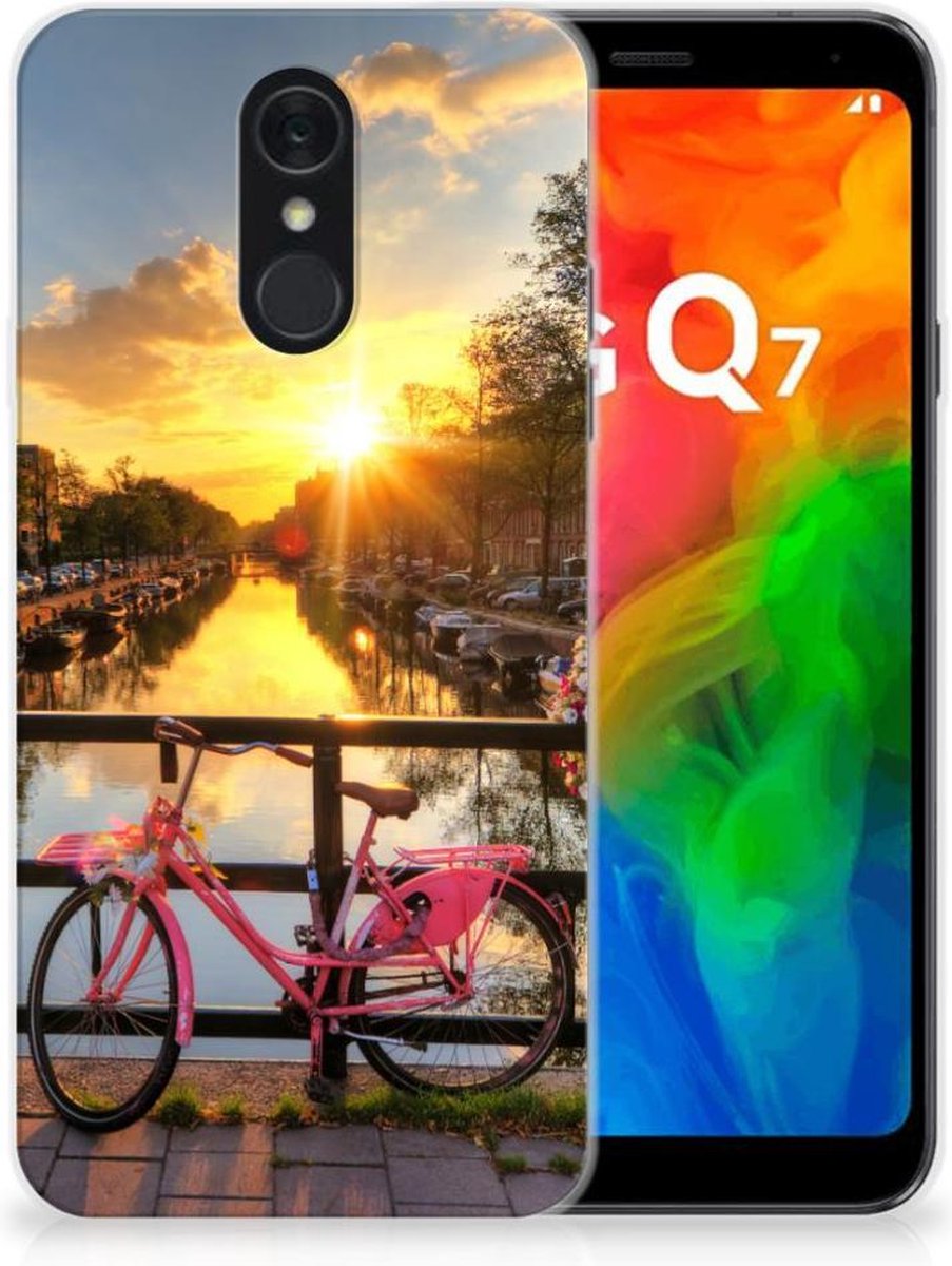 LG Q7 Siliconen Back Cover Amsterdamse Grachten