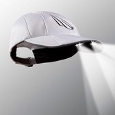 Panther Vision White cap met 4 ledlichten
