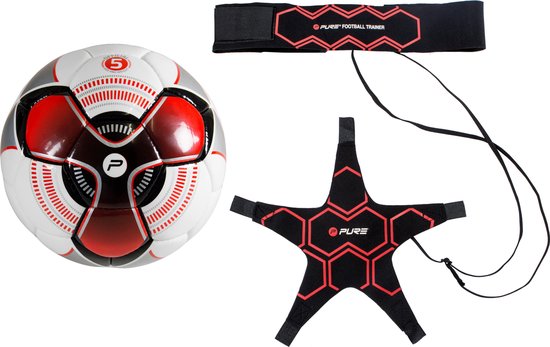 Entraîneur de football Pure2Improve avec ballon taille 5