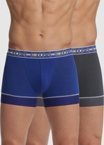 DIM 3D Flex Stay & Fit Heren Boxershort - 2-pack - Azuurblauw/Grijs - Maat M