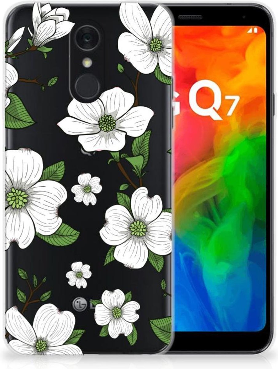 LG Q7 TPU Case Dogwood Flowers