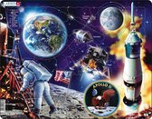 Larsen Legpuzzel Maxi Ruimtevaart Apollo 11 - 50 Stukjes