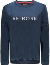 Re-Born Trui Ronde Hals Lange Mouw Dames - Navy - Maat S