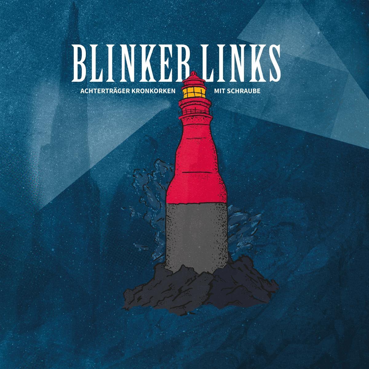 Blinker Links - Achtertrger Kronkorken Mit Schraube (LP)