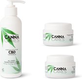 Canna Cares Pakket - Dagcrème - Nachtcrème - Body Lotion