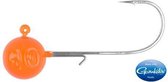 Spro orange round jighead - 3/0 - 10 gram