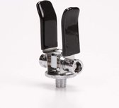Boiliemans karper achter steuntje adjustable rod rest rvs