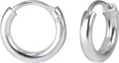 Joy|S - Zilveren petit oorbellen 1.1 cm basic oorringen