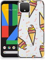 Google Pixel 4 Siliconen Case Icecream