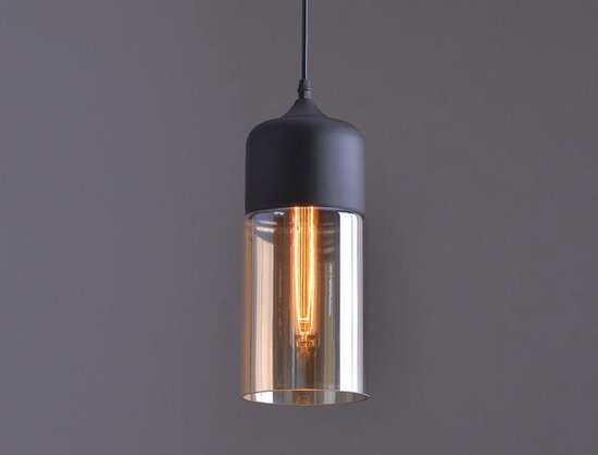 Moderne hanglamp - Hanglampen Eetkamer - Hanglamp Woonkamer - Hanglamp Zwart 130 mm -... |