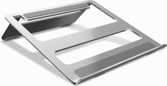 Foto: Aluminium laptop notebook en tablet standaard zilver