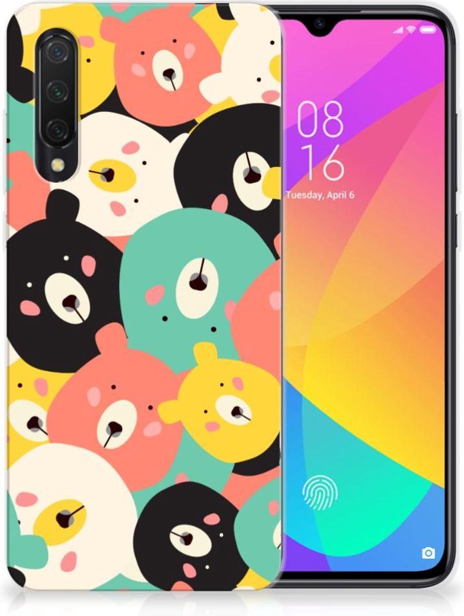 Xiaomi Mi 9 Lite Telefoonhoesje met Naam Bears