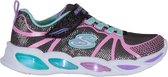 Skechers s-lights meisjes sneaker - Zwart - Maat 30