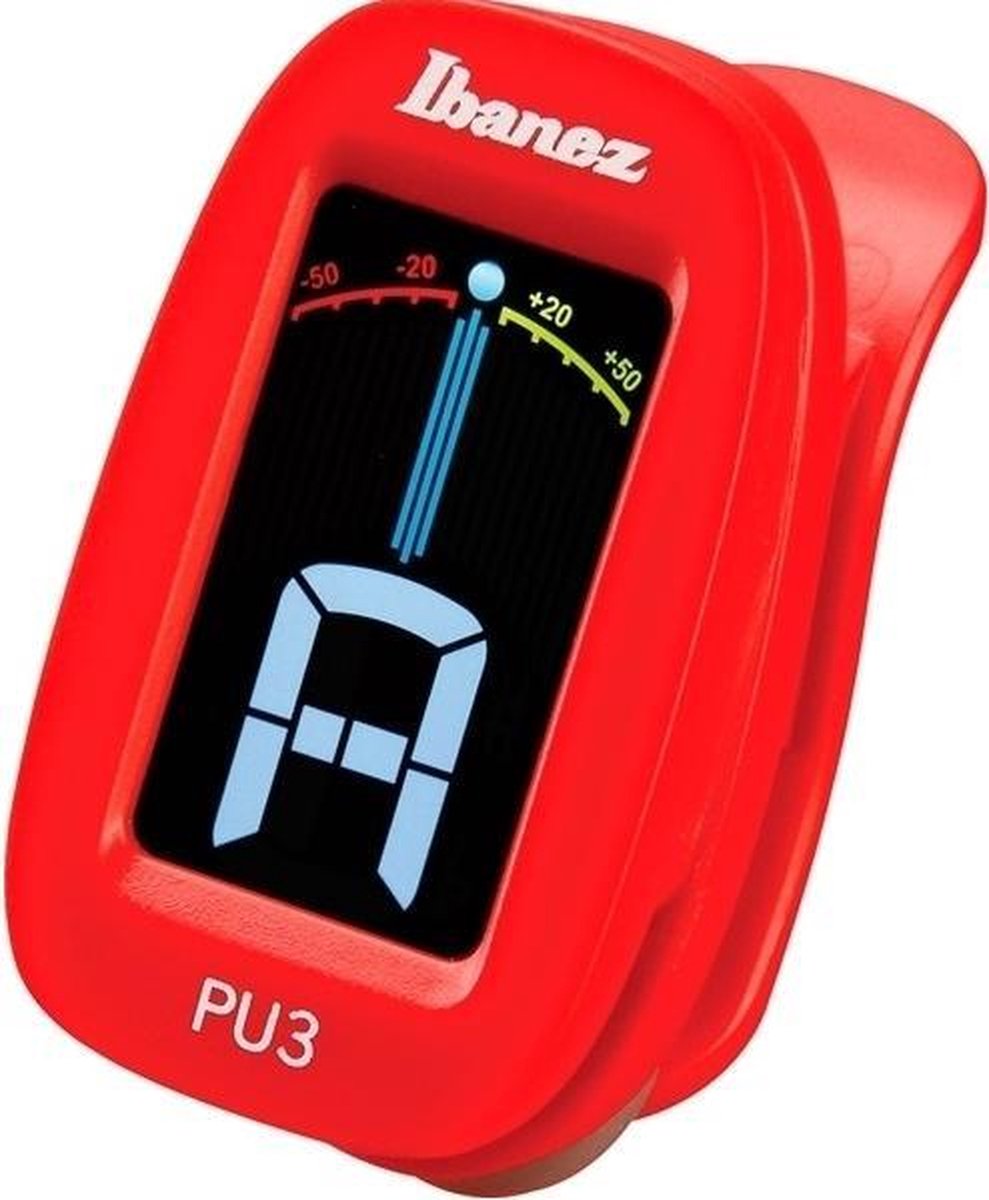 Ibanez PU3 – Clip-On Tuner – Rood