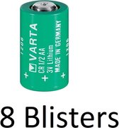 8 Stuks (8 Blisters a 1 st) Varta CR 1/2 AA lithium (3,0V)