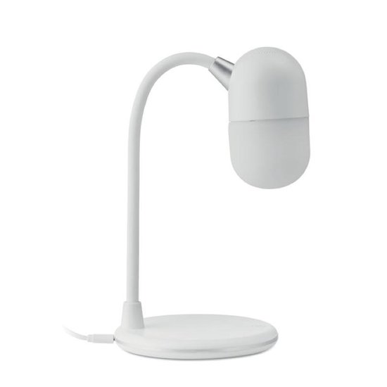 Besparing hybride Monument Bureaulamp LED - multifunctionele bureaulamp - draadloze oplader -  Bluetooth speaker -... | bol.com