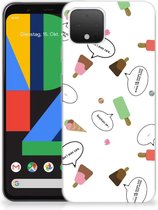 Google Pixel 4 Siliconen Case IJsjes