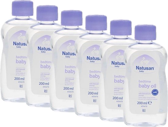 Durf Dageraad Ideaal Natusan Baby Bedtime Baby Oil - 6 x 200 ml | bol.com