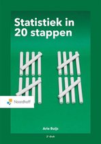Boek cover Statistiek in 20 stappen van Arie Buijs