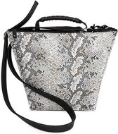 Maria La Verda Design Schoudertas/Handtas Slangenprint