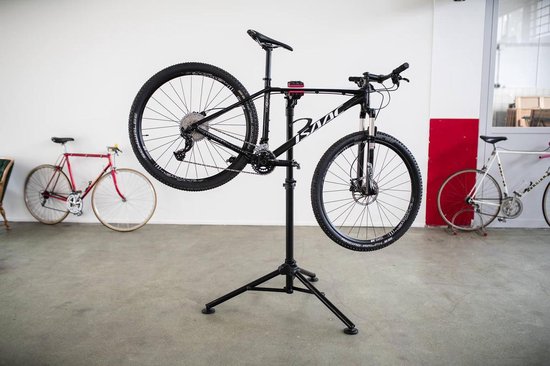 Trivio Master - Aluminium fiets montage standaard - Aluminium 3-poot - Belastbaar tot 16 kg - zwart - Trivio
