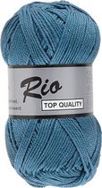 Lammy yarns Rio katoen garen - petrol blauw (457) - naald 3 a 3,5 mm - 1 bol